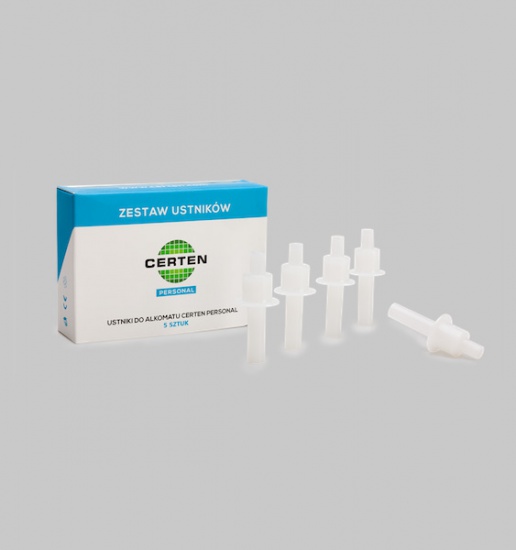 Ustniki do alkomatów marki CERTEN PERSONAL